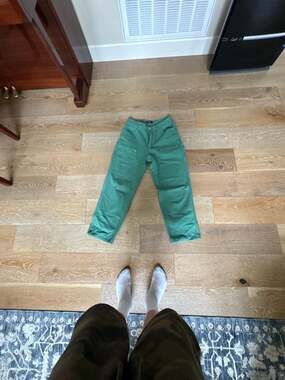 XLARGE Green Double Knee Carpenter Pants